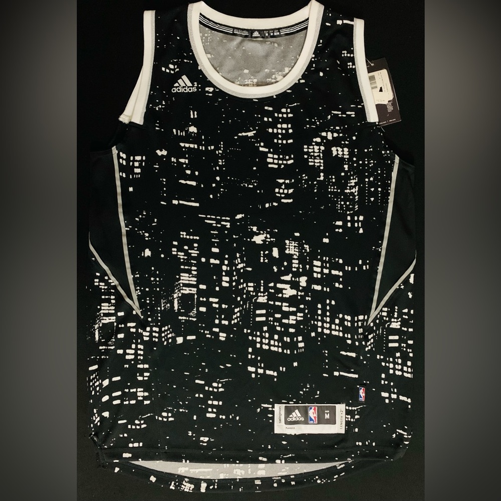 NWT Adidas 2015 NBA Rising Stars World Black Swingman Jersey Blank Men’s Medium